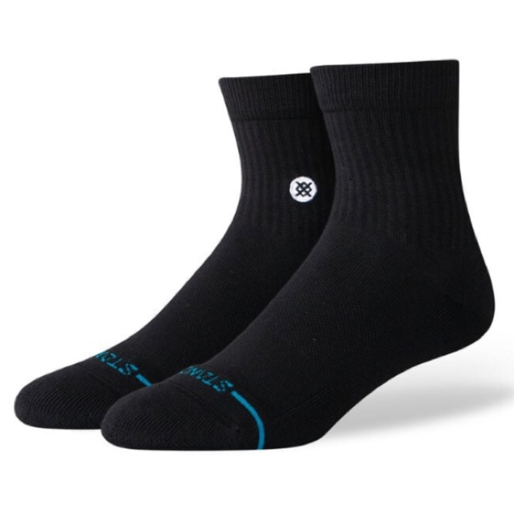STANCE Unisex Casual Quarter Height Mid Cushion Socks - ICON QUARTER